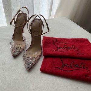 ✨ Nude Christian Louboutin Spikaqueen Heels - Rare Discontinued Color | 38.5